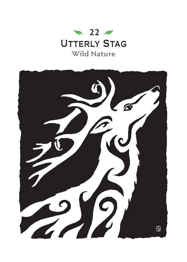 Card 22 - Utterly Stag